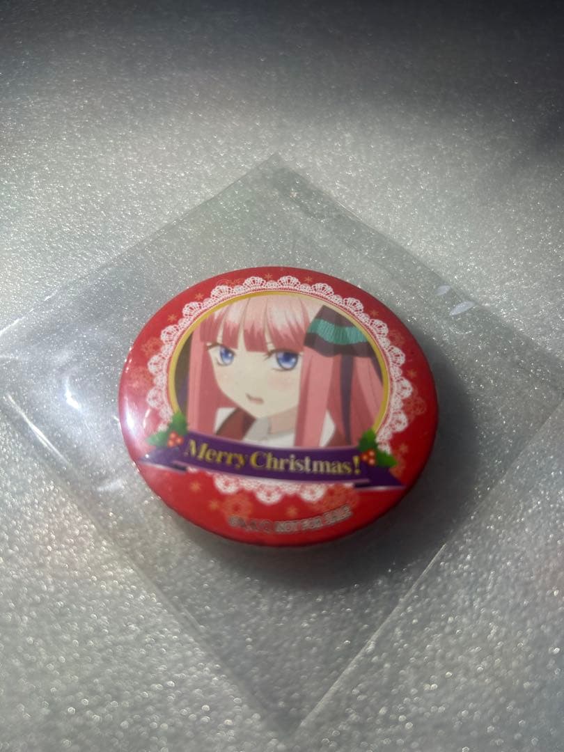 【二乃】五等分の花嫁 プリロール 缶バッジ クリスマスケーキ