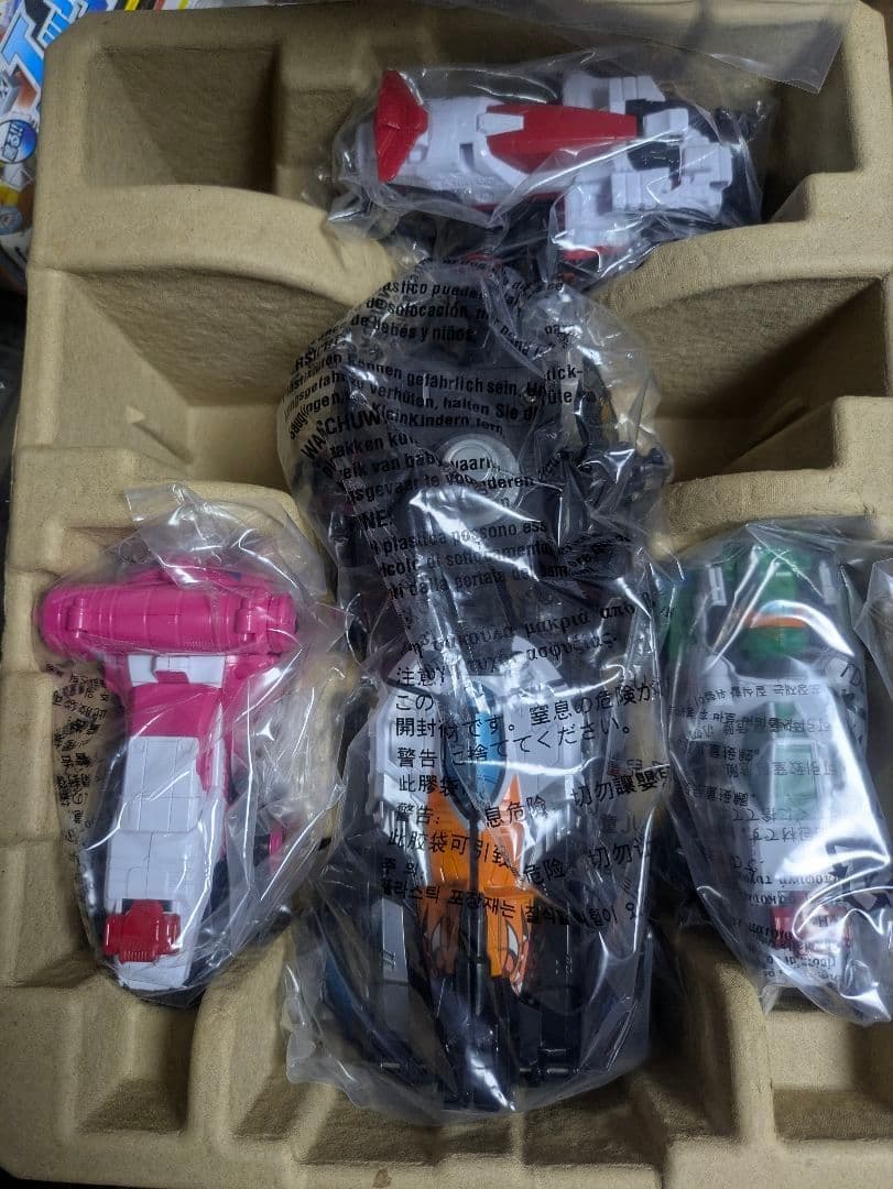 【未使用】ルパンレンジャーVSパトレンジャー　DXロボシリーズ 3点セット