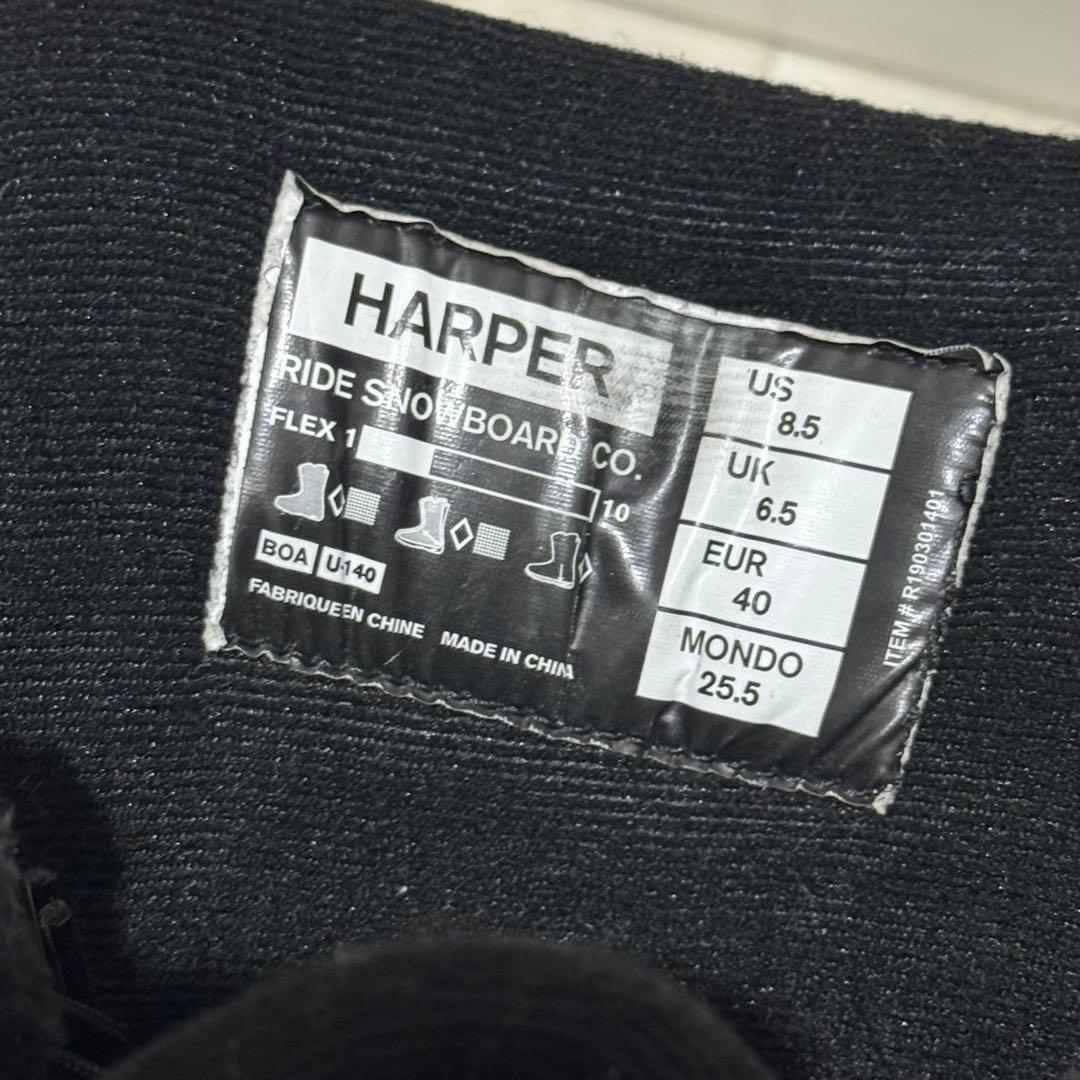 RIDE X HARPER スノーボードブーツ 25.5cm