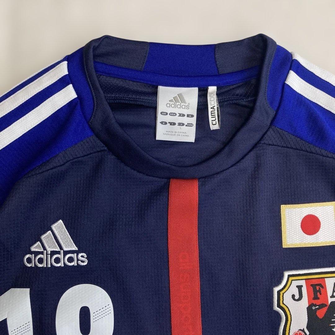 アディダス 12/13 日本代表　サッカー　ユニフォーム　本田圭佑 18番　L