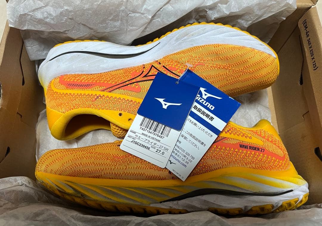 Mizuno Wave Rider 27 SW サイズ27.0cm USED美品