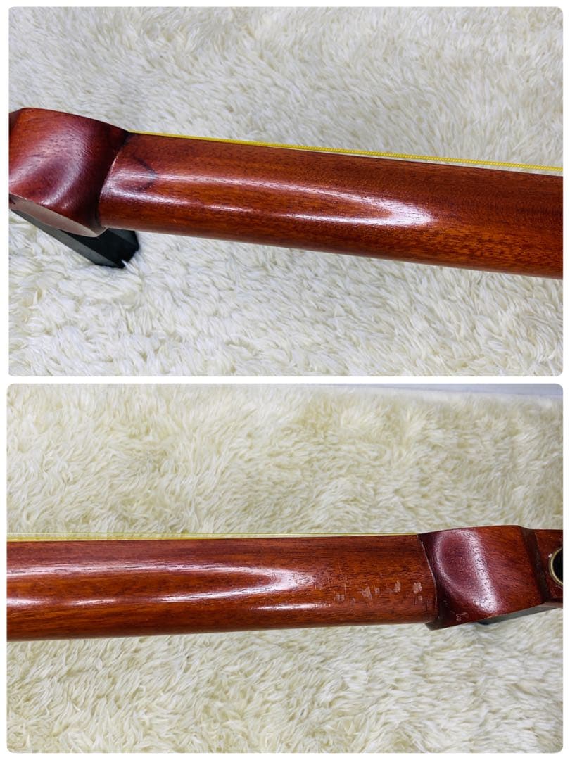 三味線 花梨材 太棹 胴破れなし 人口革 正寸