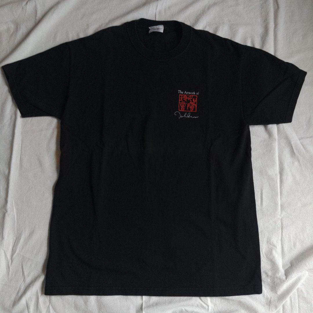 ジョン・レノン Tシャツ オノ・ヨーコ black Mサイズ