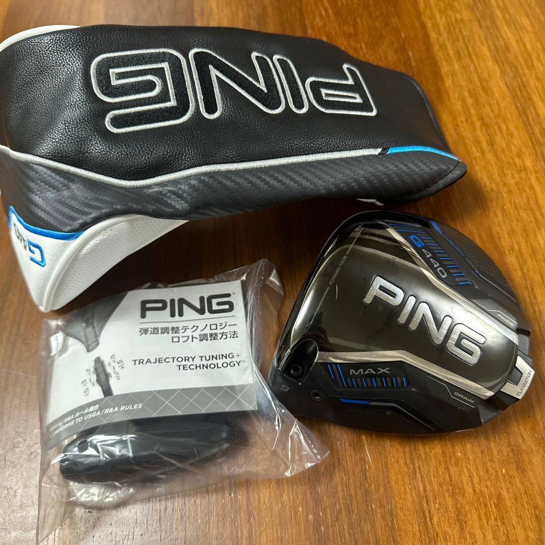 PING G440 MAX ドライバー レフティ　ヘッドのみ