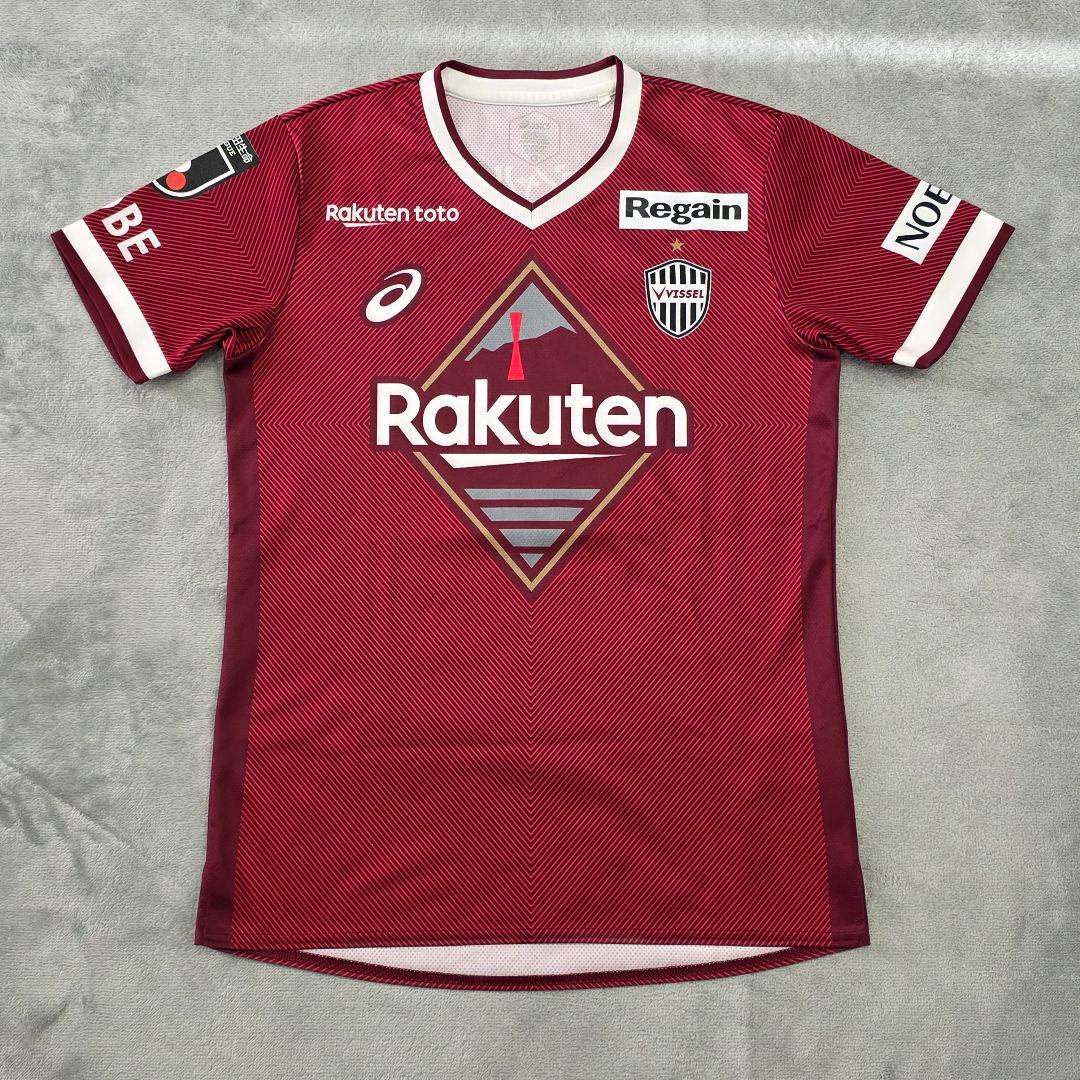 ヴィッセル神戸　イニエスタ　2022　ユニフォーム　M　asics　アシックス