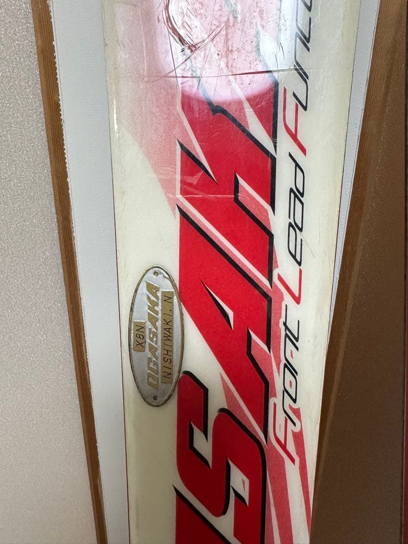 2セット OGASAKA スキー板 160 cm, ストック 110cm