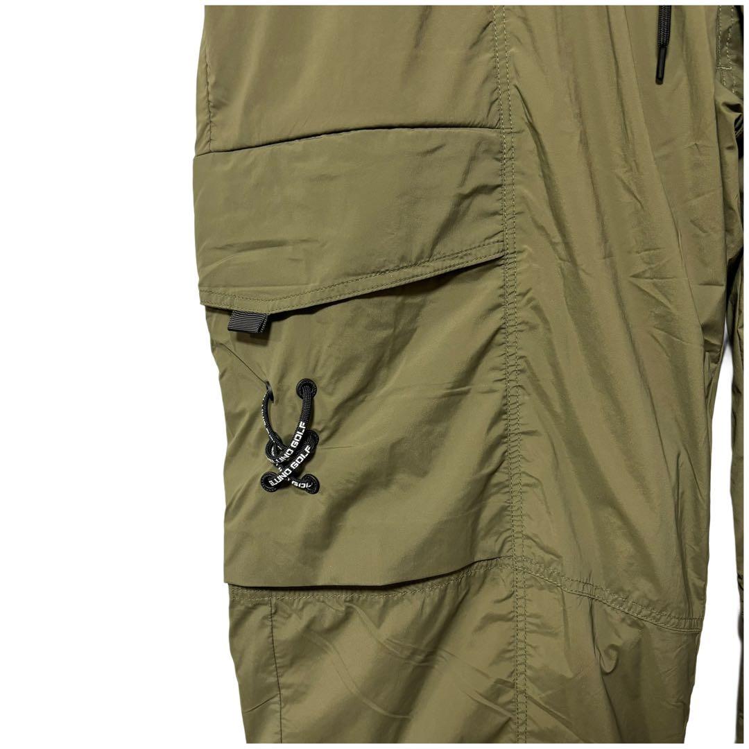 ラッセルノ ゴルフ コンバット ポケット ナイロン ロングパンツ カーキ 2XL