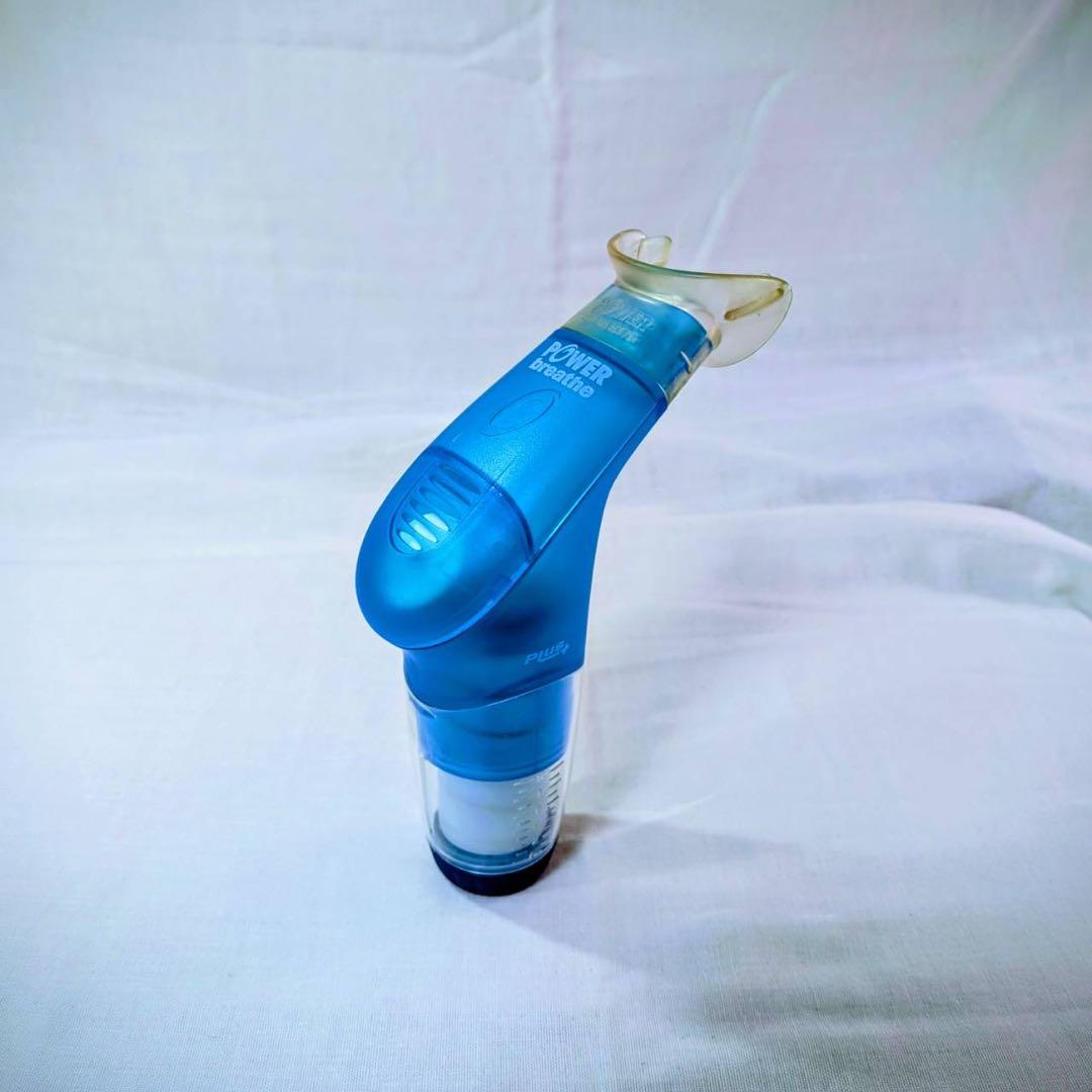【値下げ】POWER PLUS+breathe トレーニング器具 青 USED