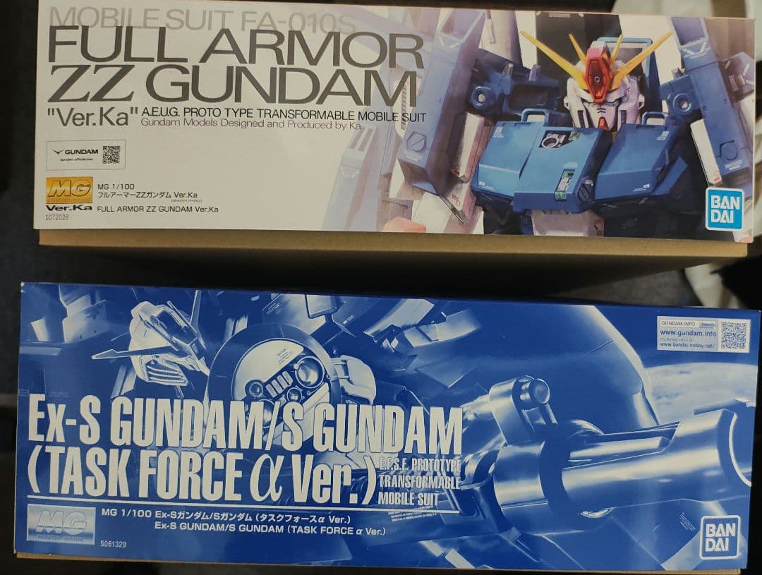 MG Ex-sガンダム　タスクフォースa＆フルアーマーZZガンダム　ver.ka