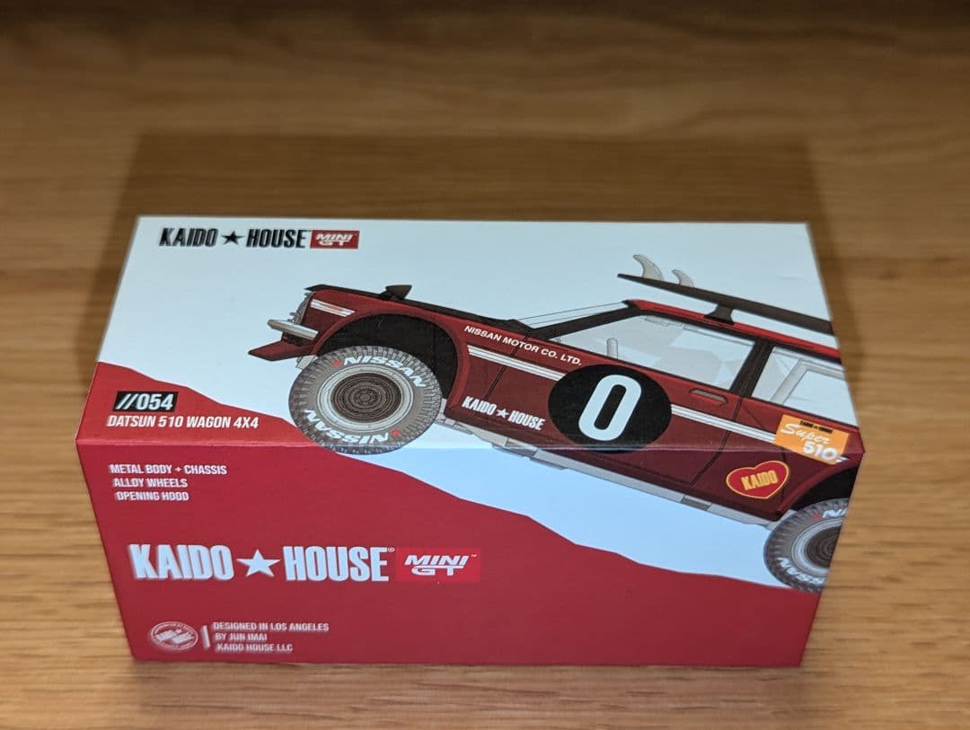 MINIGT 街道ハウス　DATSUN KAIDO 510 WAGON　チェイス