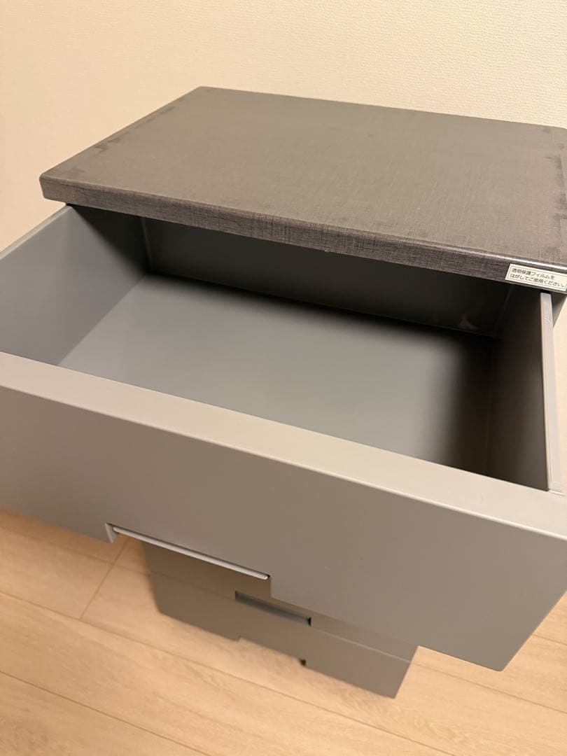 【極美品】天馬 Fits フィッツプラス 幅55cm 5段 グレー（F5505）