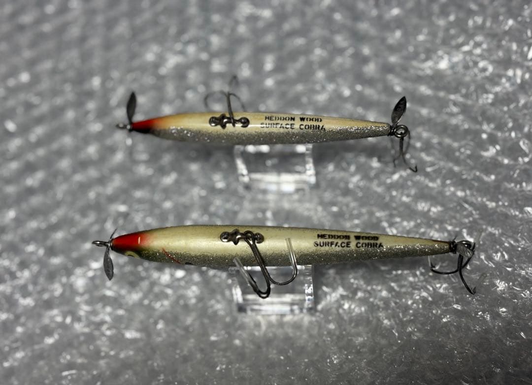 オールドヘドン　サーフェイスコブラ　2点セット　ウッド　HEDDON COBRA
