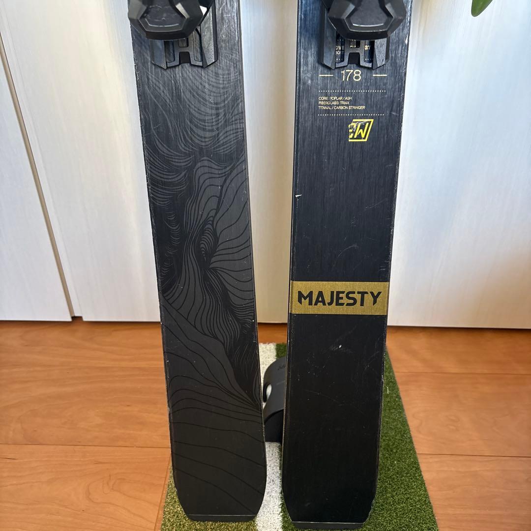 MAJESTY スキー板 178cm チロリアバインディング付き