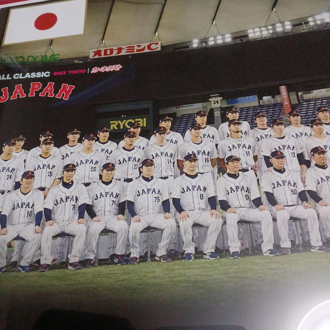２０２３年ＷＢＣ日本代表選手の集合写真　ダブル