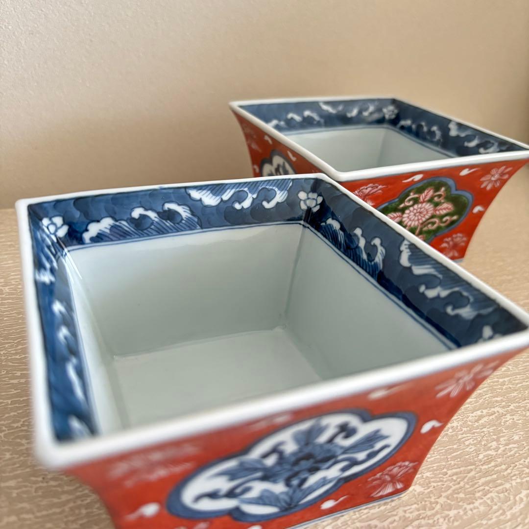 源右衛門窯　小鉢　角小鉢　２個セット