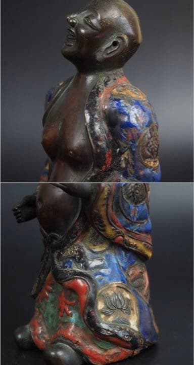 送料無料　★極希少★江戸期七宝置物　高18.5ｃｍ　大珍品