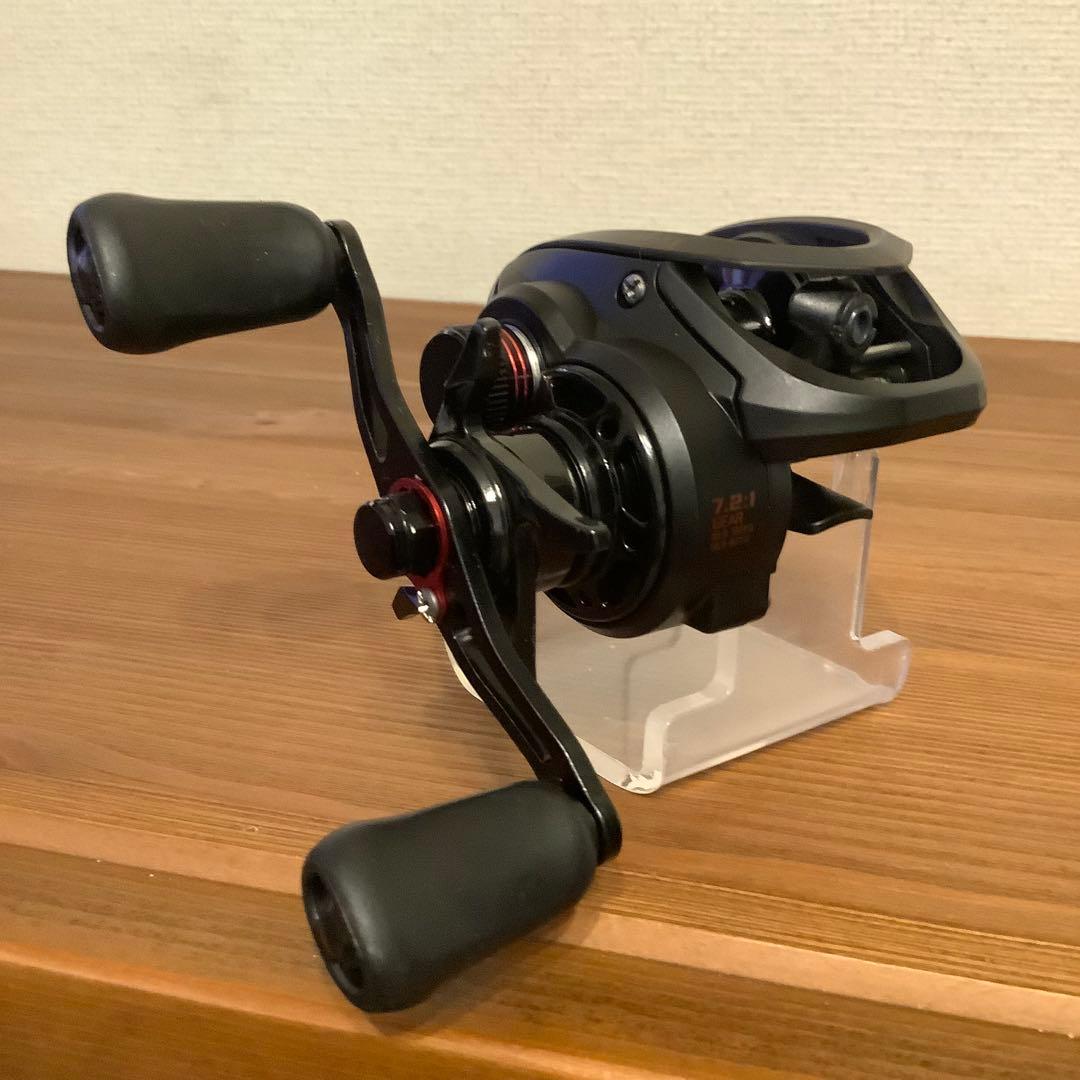 ショアジギ　4ピース2.1mベイトロッド&ベイトリール　右ハンドル　シーバス