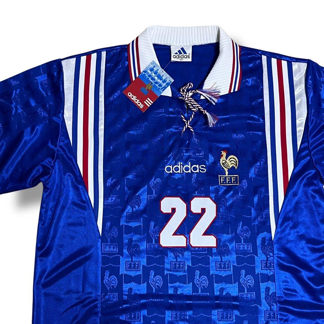 未使用タグ付き! アディダス フランス代表　サッカー 96/97ユニフォームL