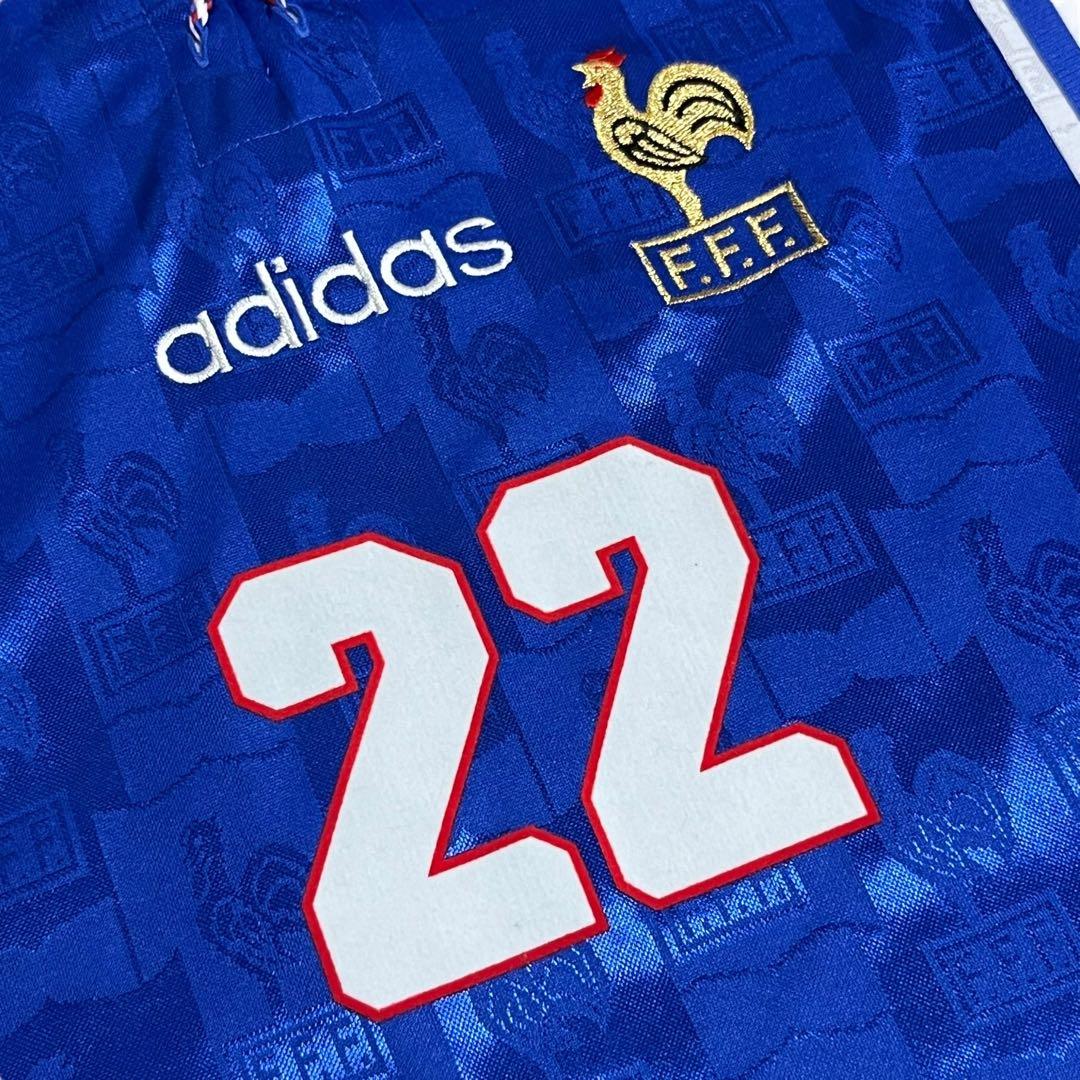 未使用タグ付き! アディダス フランス代表　サッカー 96/97ユニフォームL