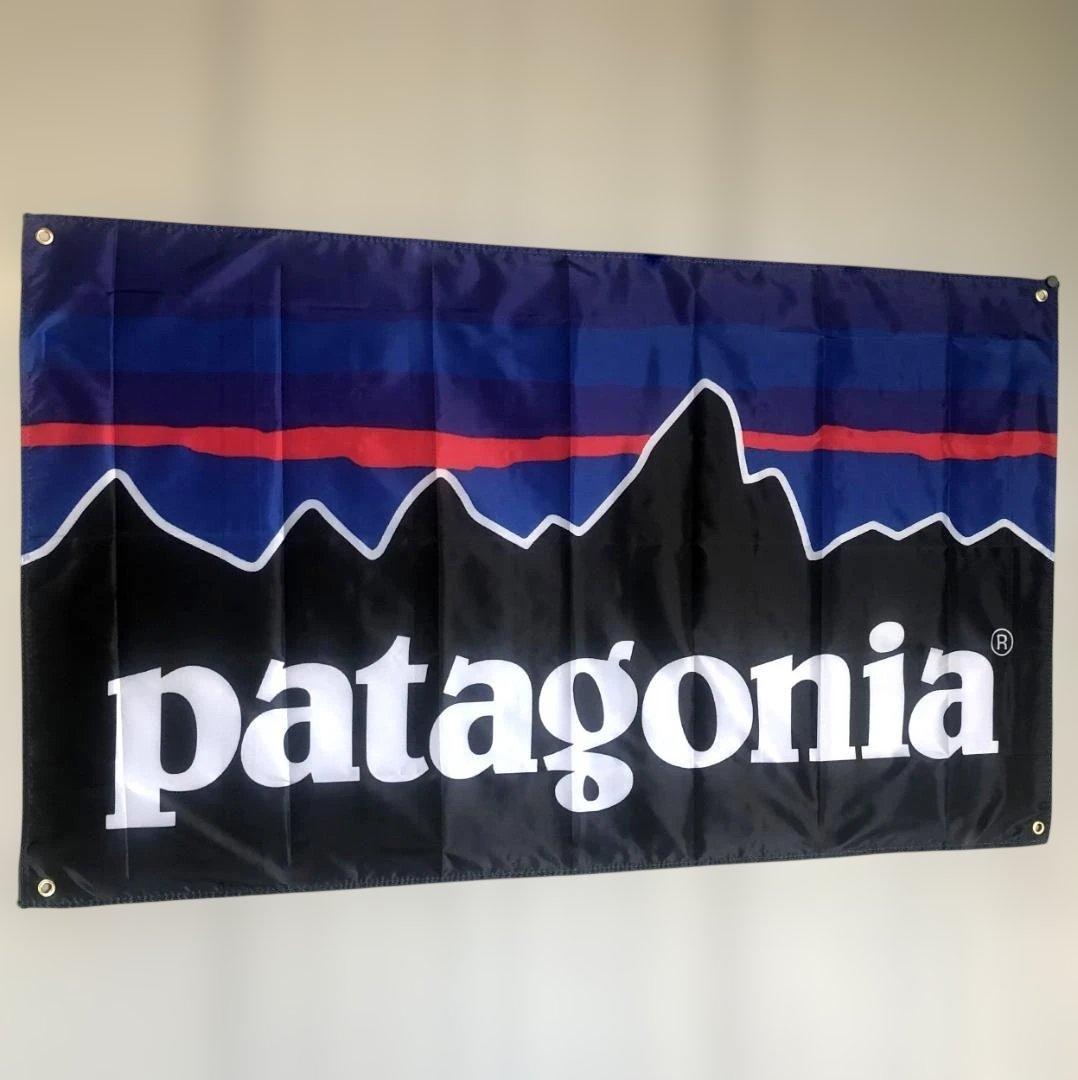 ★室内装飾仕様★パタゴニア patagonia バナー フラッグ USA雑貨