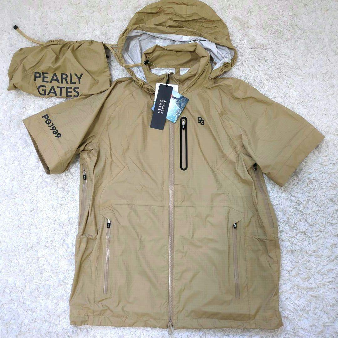 最終値⚠️新品✨半袖になる パーリーゲイツ XL レインジャケット 防水 4WAY