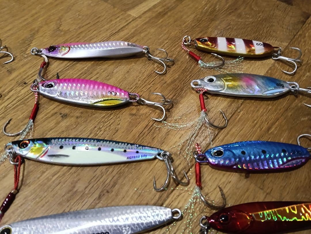 メタルジグ 60g 20個セット　メジャークラフト、SHIMANOなど