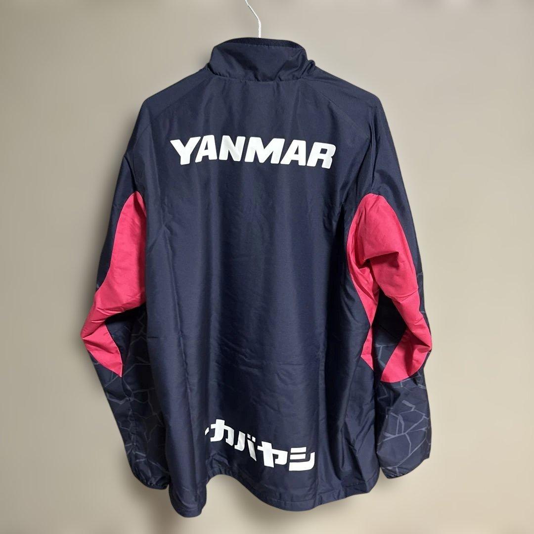 セレッソ大阪Mizuno ウォーマーシャツ 2XL ネイビー/ピンク