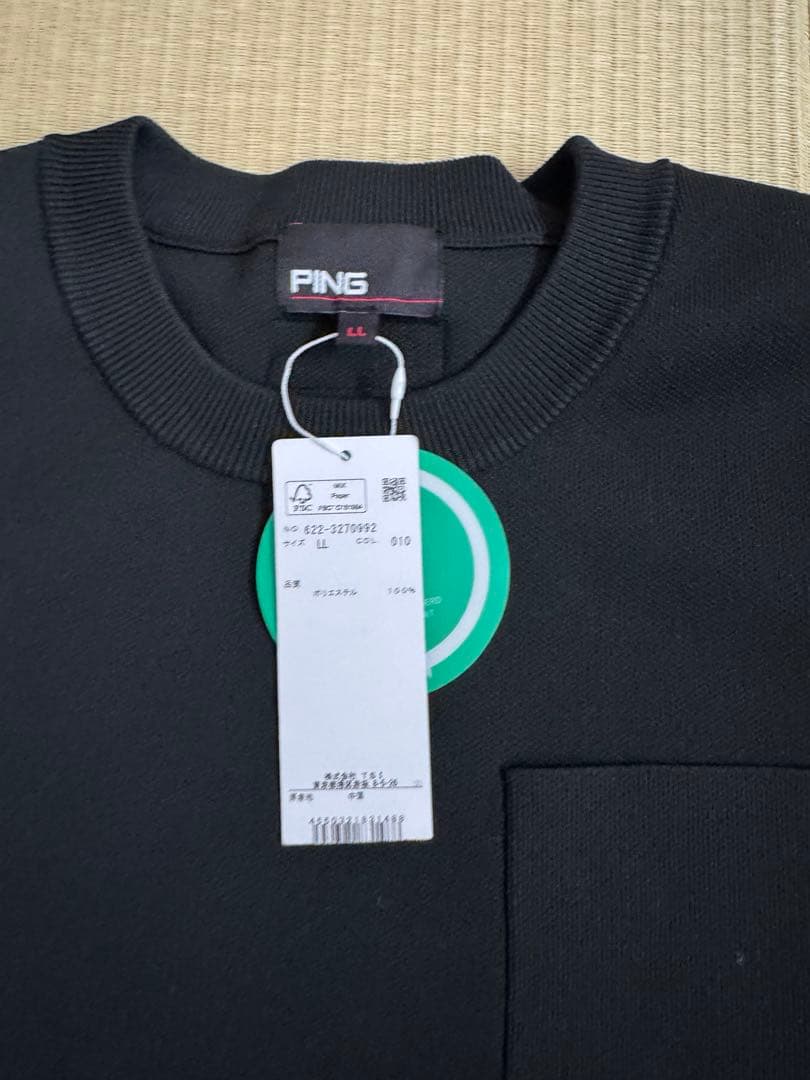 PING GOLD 3シーズン　ニット　ブラック　LLタグ付き新品