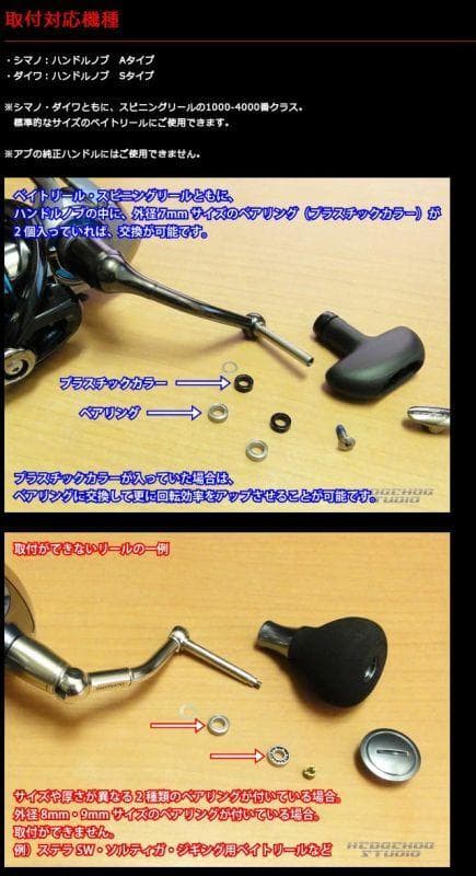 【LIVRE】EP37 ハンドルノブ ALL BLACK /*