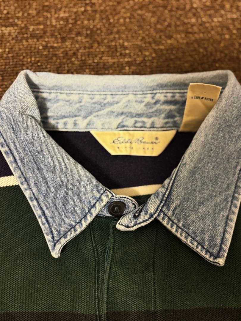 90年代　Eddie Bauer エディー•バウアー　ラガーシャツ