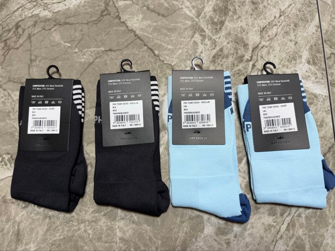 Rapha スポーツソックス 4足セット M