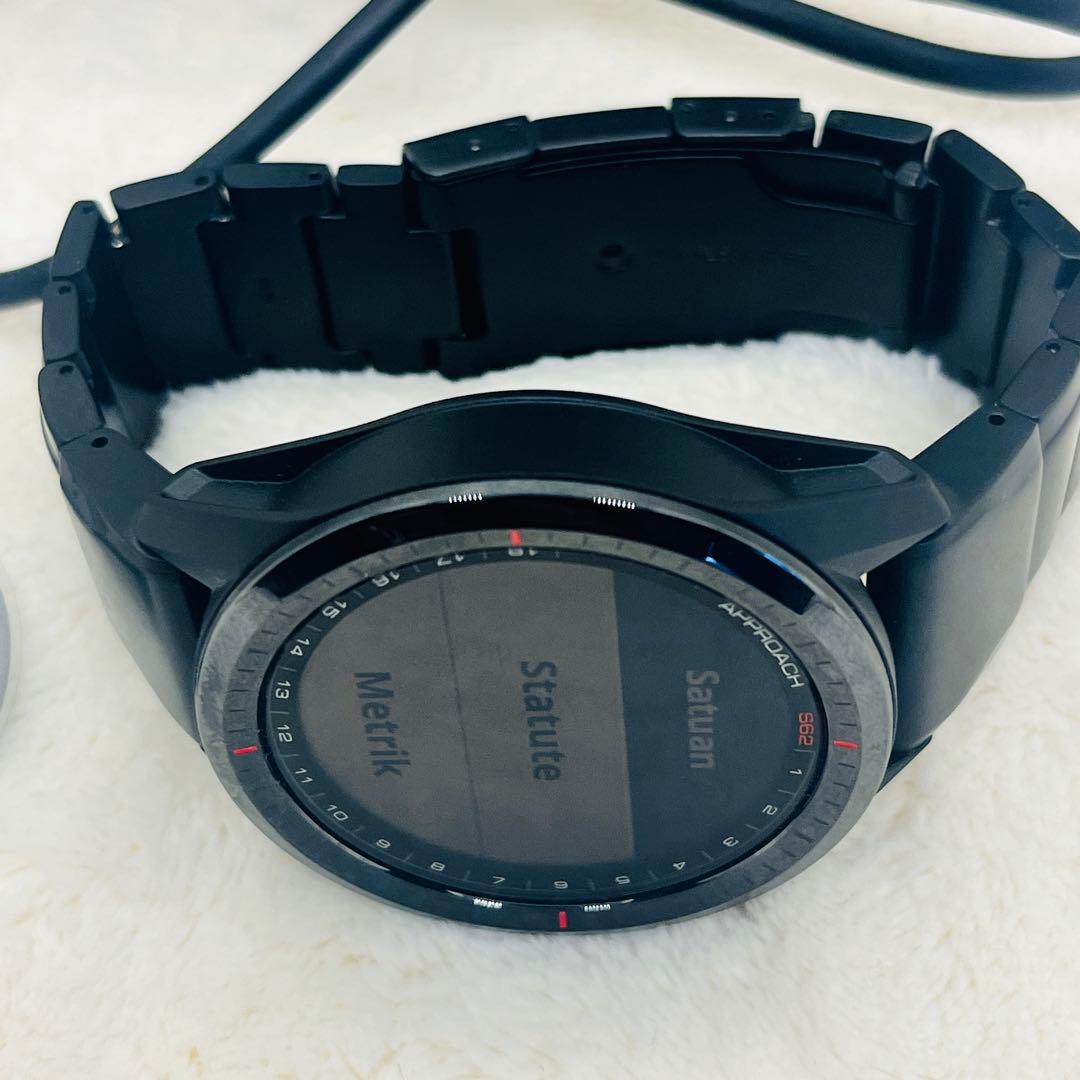 GARMIN APROACH S62 黒　ステンレスベルト付き