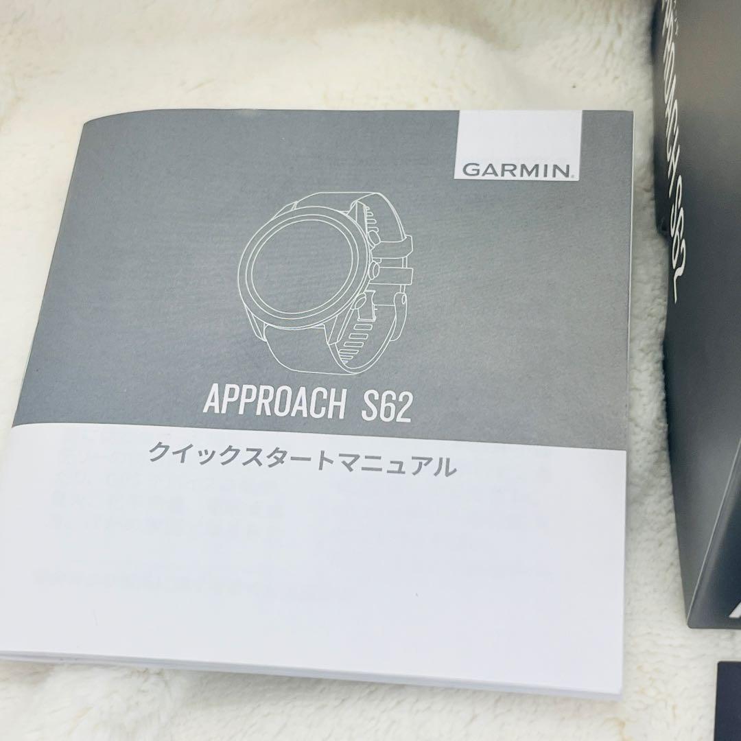 GARMIN APROACH S62 黒　ステンレスベルト付き