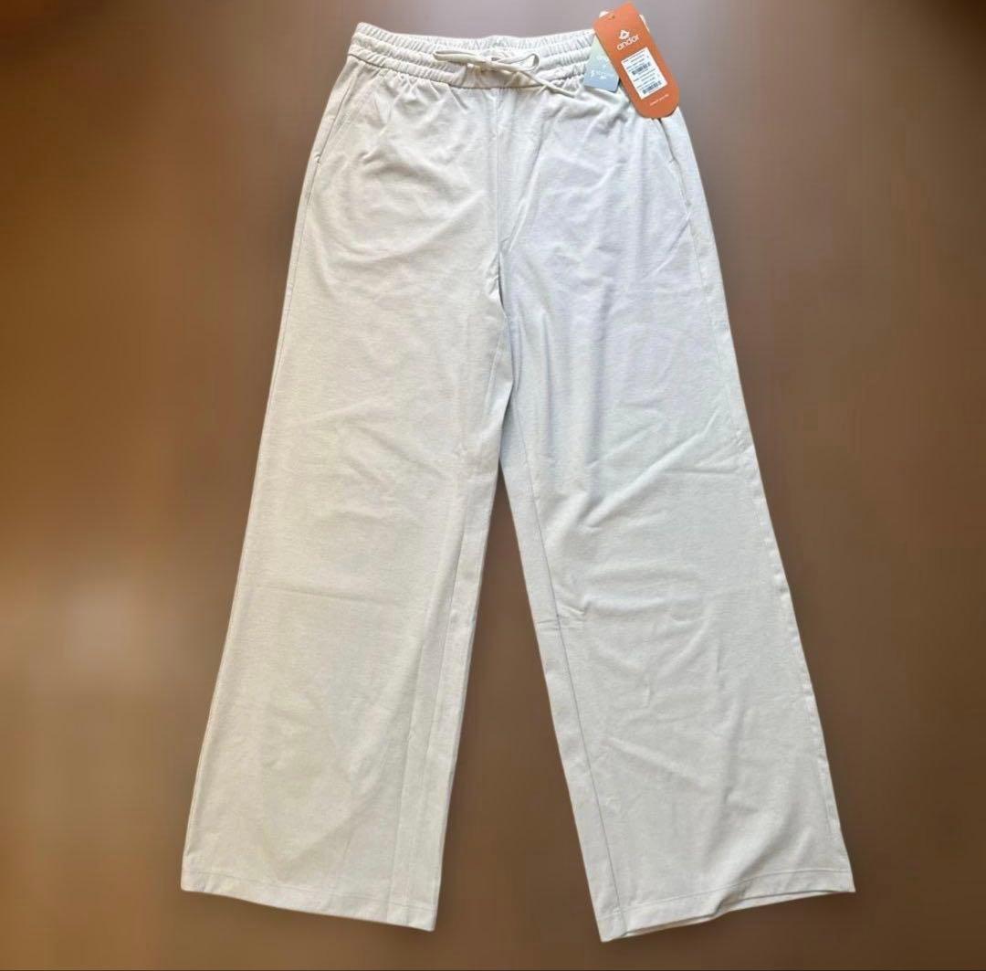 ✨【未使用品】andor Airy Fit Wide Leg Pants L✨