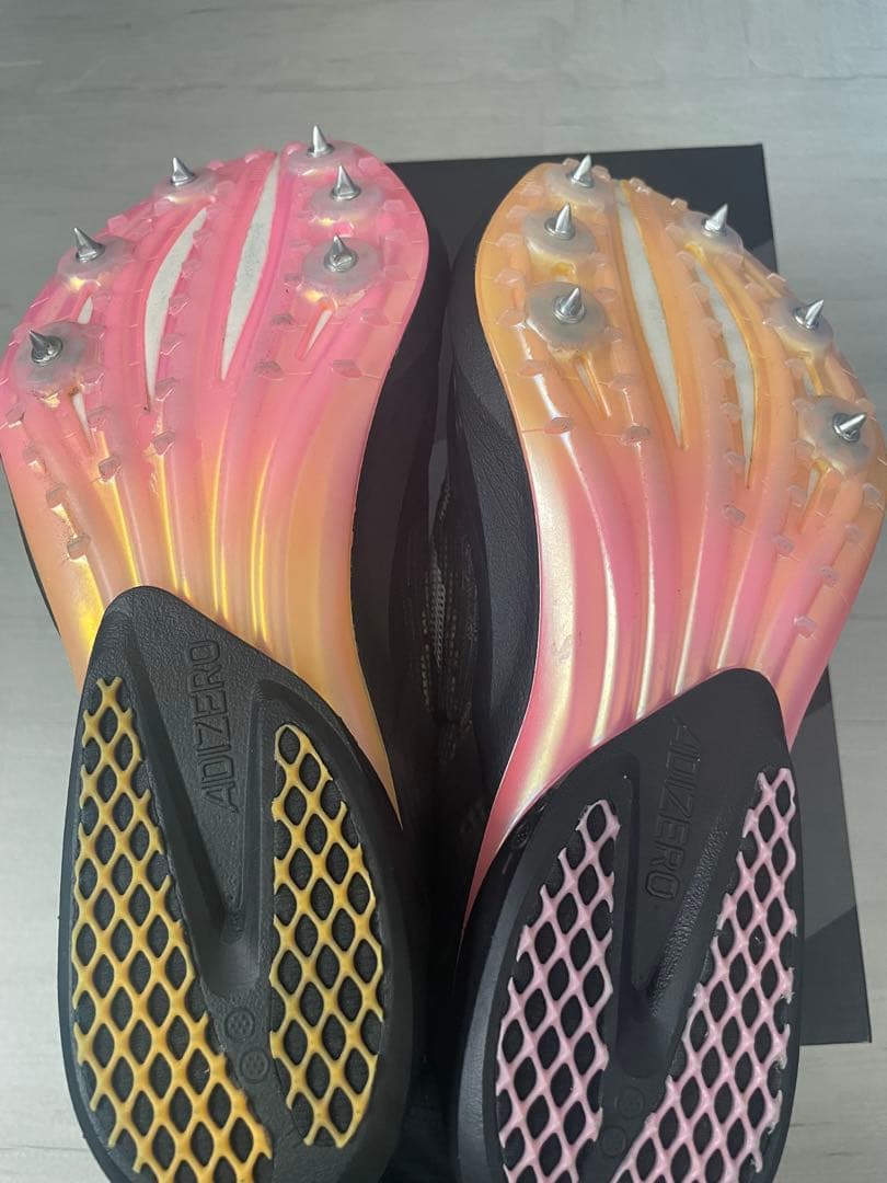 adidas ADIZERO AVANTI ブラック/ピンク