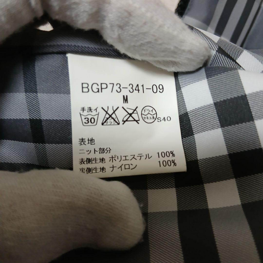 BURBERRY GOLF バーバリー ゴルフ ダウンベストフードブラック M
