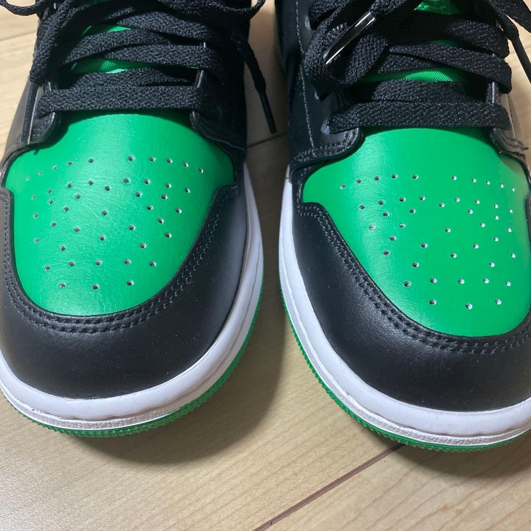 NIKEエアジョーダン1 LOWカット グリーン/ブラック