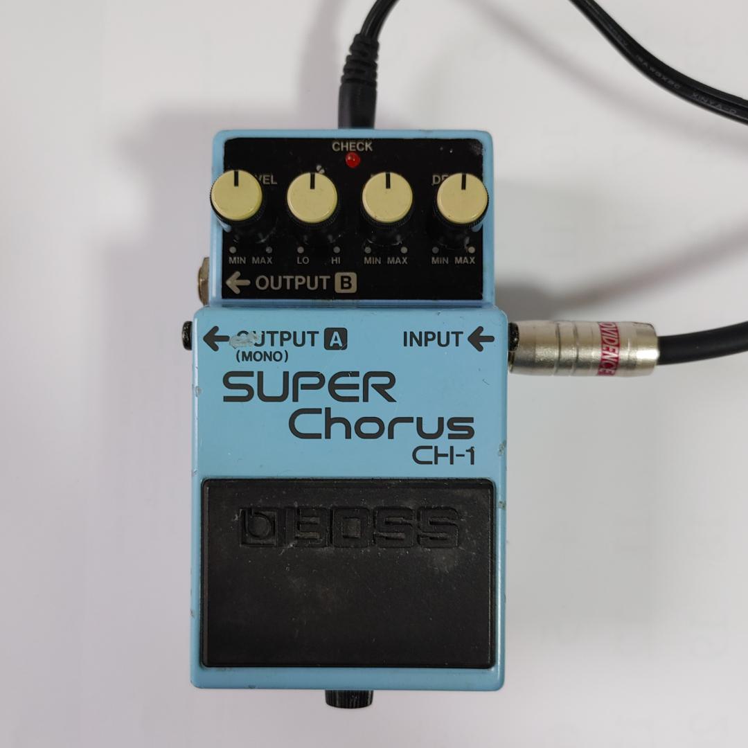 アナログ期★BOSS CH-1 SUPER Chorus コーラス｜ピンクラベル