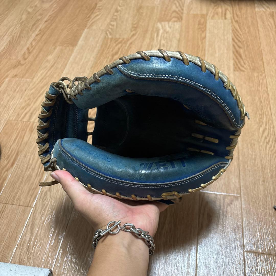 ETT 硬式グローブ 青