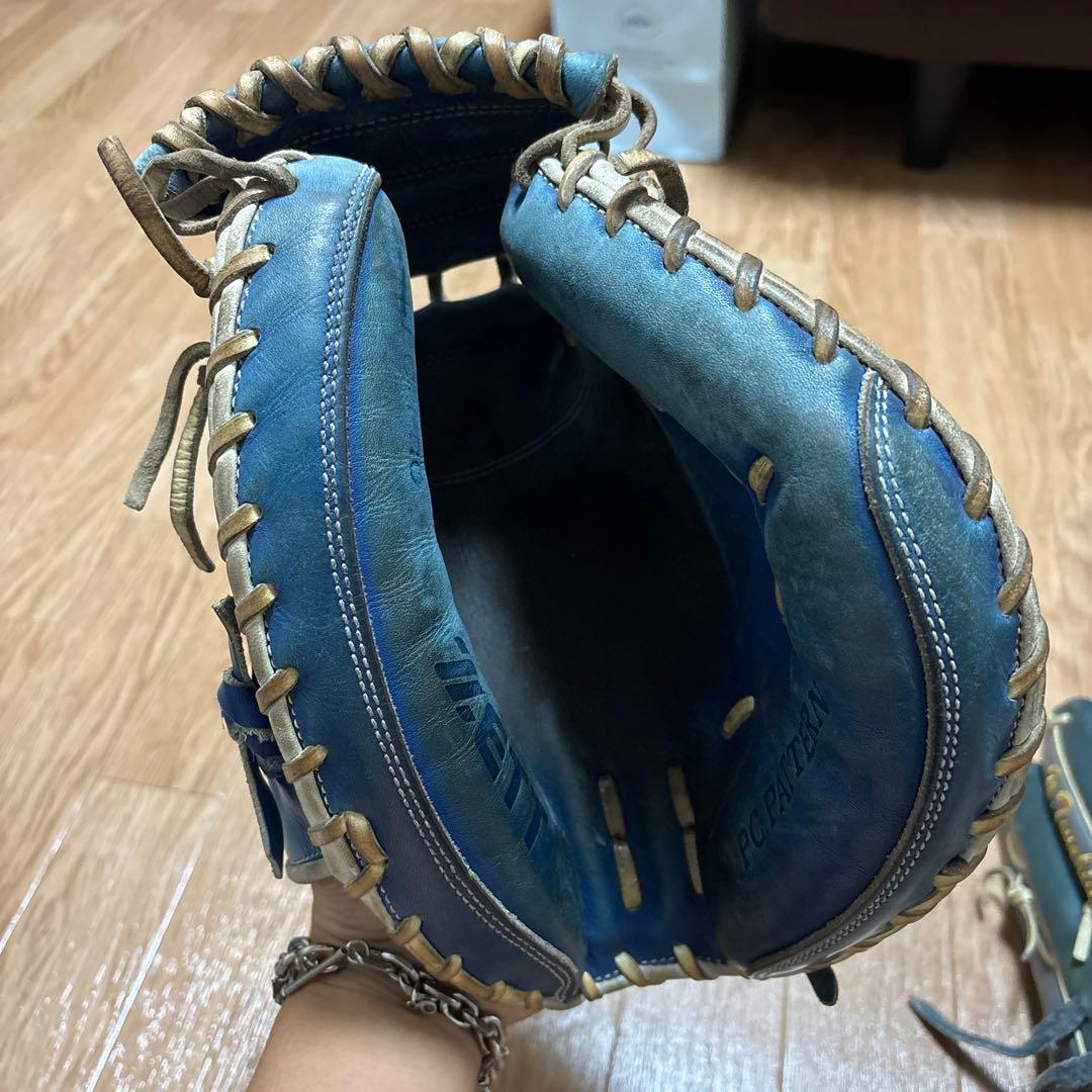 ETT 硬式グローブ 青