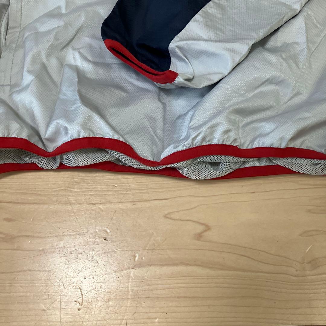 Nike Vネック 長袖 ジャケット XL ホワイト/ネイビー/レッド