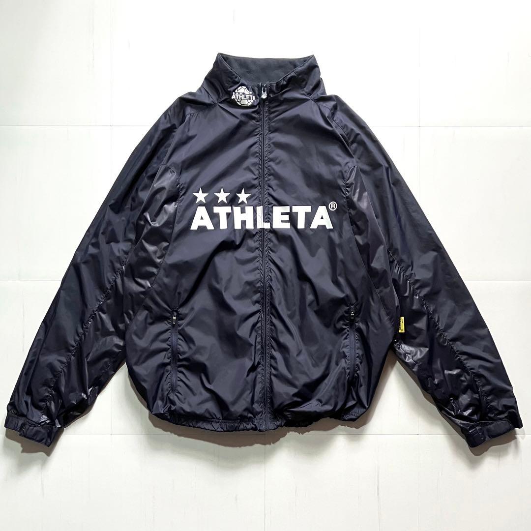 ATHLETA ウインドブレーカーセットアップ　ダークネイビー　L　ピステスーツ