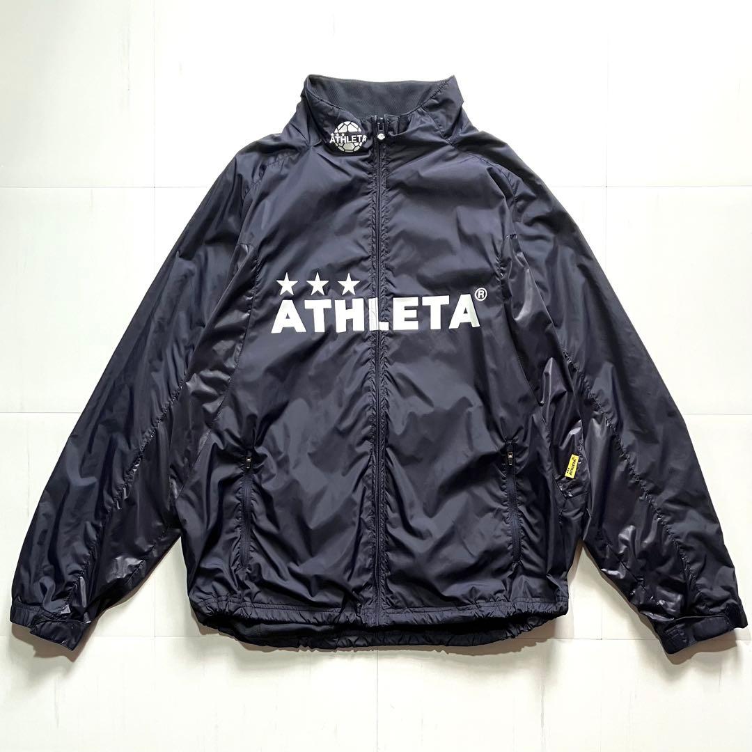 ATHLETA ウインドブレーカーセットアップ　ダークネイビー　L　ピステスーツ