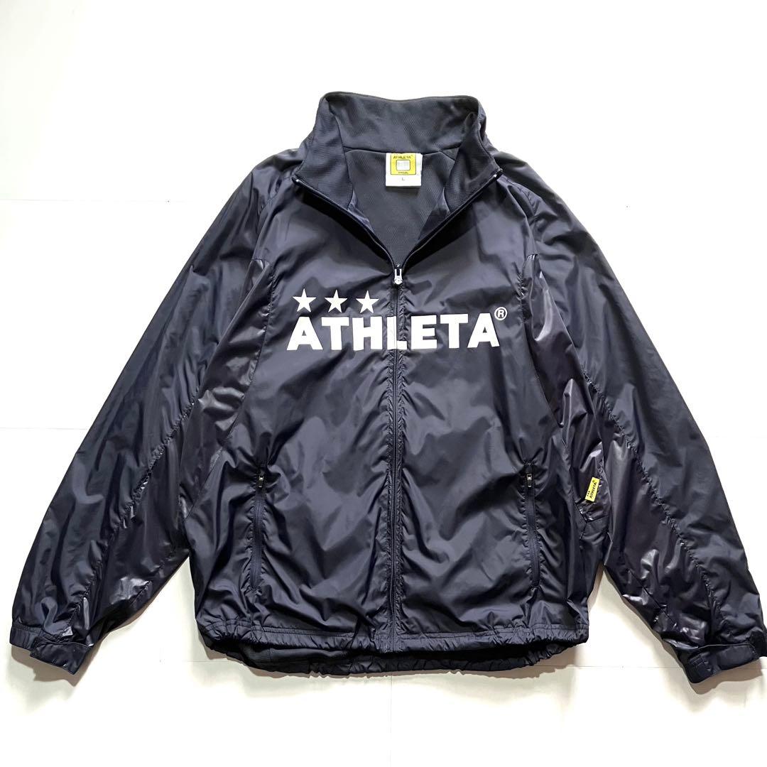 ATHLETA ウインドブレーカーセットアップ　ダークネイビー　L　ピステスーツ