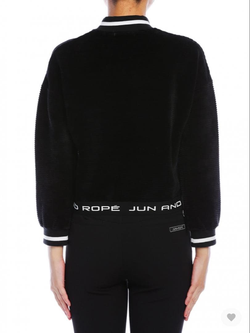 新品タグ付き　JUN&ROPE パイルジャージ　プルオーバー　Ｌ　ゴルフ