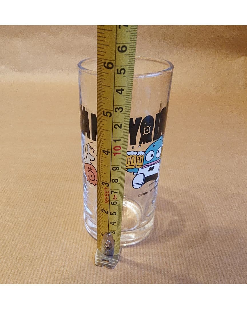 サンリオハンギョドン　ビアジョッキ　ビールジョッキ　グラス　コップ　レアレトロ