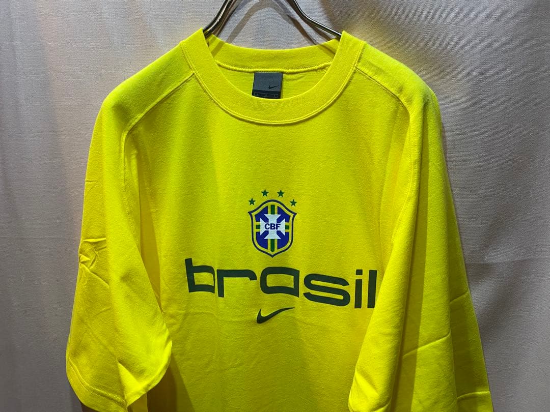 Nike ブラジル代表 Tシャツ イエロー 00s CBF サッカー Y2K