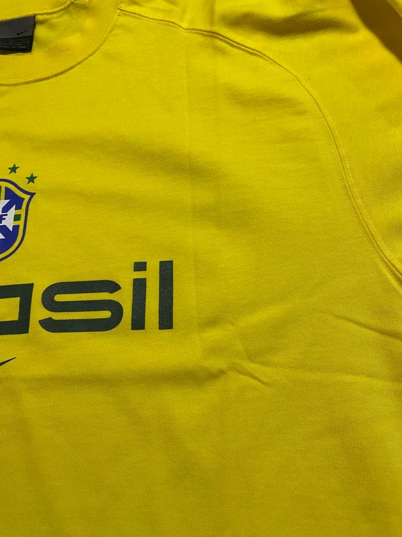 Nike ブラジル代表 Tシャツ イエロー 00s CBF サッカー Y2K