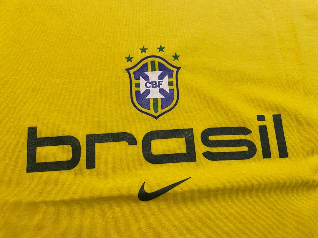 Nike ブラジル代表 Tシャツ イエロー 00s CBF サッカー Y2K