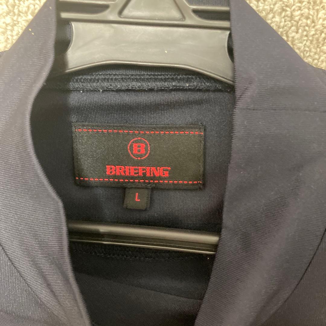 BRIEFING メンズシャツ L ネイビー